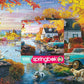 Springbok 1000 Piece Puzzle - Lakeside Fall Retreat, Teal, Cardboard, 24x30 inches, Model 33-11218