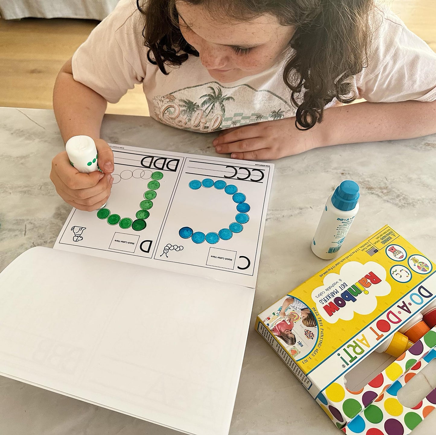 Do A Dot Art! Play And Learn Creative Activity And Coloring Book. Great For Learning Numbers, Letters And Shapes. Preschool Kindergarten Teacher Activities Gift