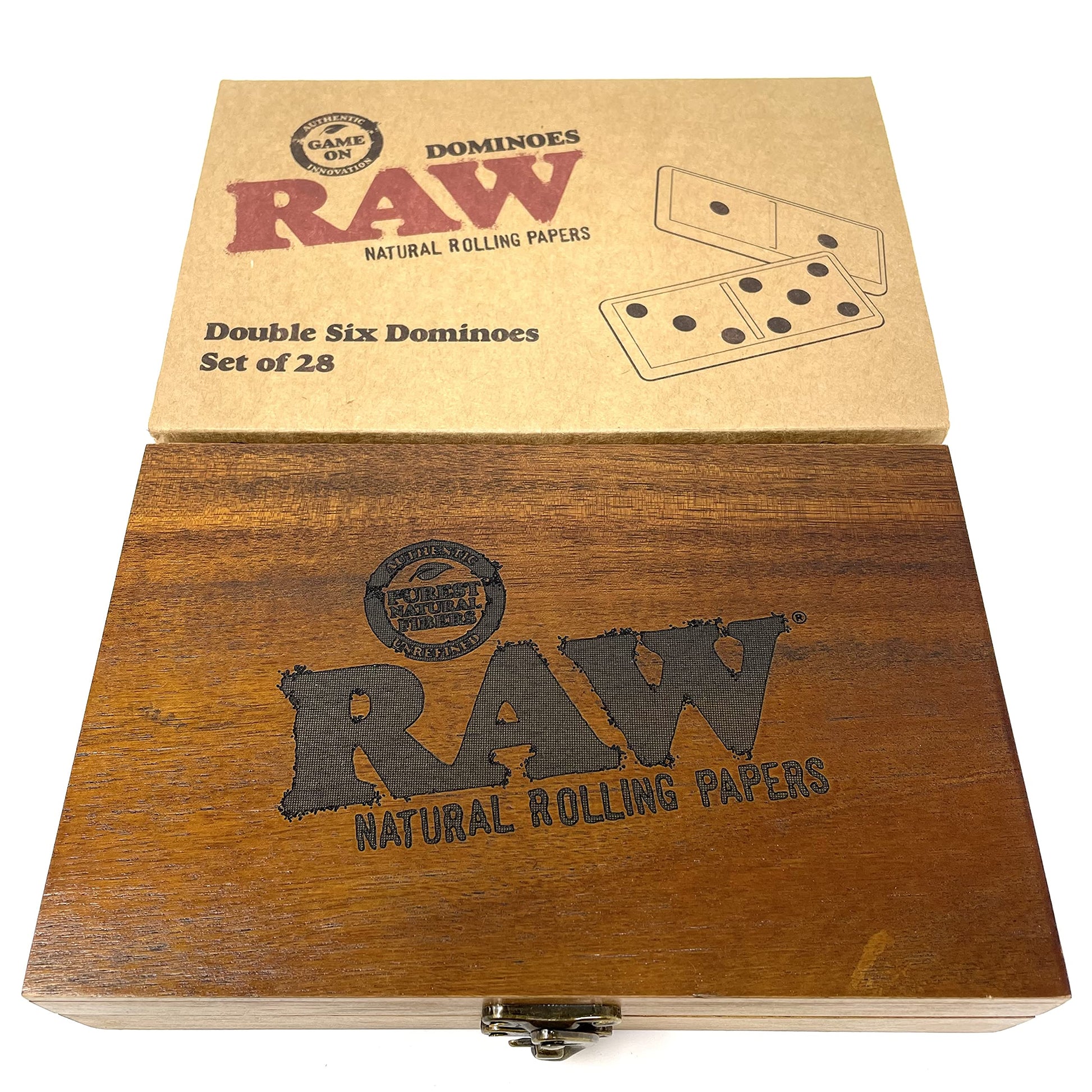 Raw Double Six Dominoes - Set Of 28