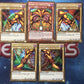 Konami Yugioh Exodia The Forbidden One Full Card Set Premium Gold Return Of The Bling Edition