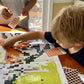 StickTogether Huge Mosaic Puzzle Poster Kit - Large Tiger, 40” x 36”, Paper, No Mess Paint by Sticker, Group Project Activity