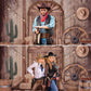 Cowboy Decorations Backdrop Western Party Decorations Rustic Background Banner Props Barn Farm Wild West Party Backdrop Vinyl Co