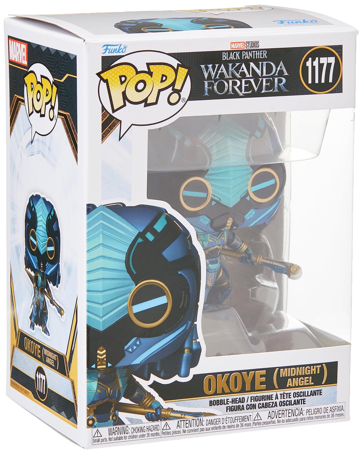 Funko Pop! Marvel: Black Panther - Wakanda Forever, Okoye (Midnight Angel)