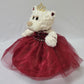 Kinnex Collections Since 1997 12' Quince Anos Quinceanera Last Doll Teddy Bear With Dress (Centerpiece) ~ Arc09831-7 (Burgundy)