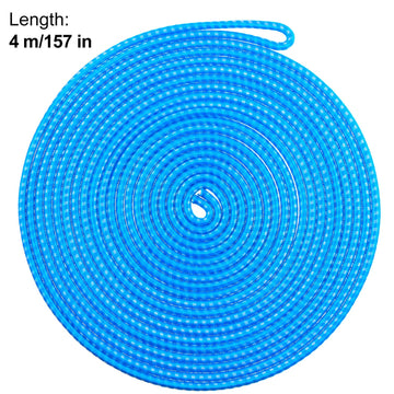 Gejoy 6 Pieces Chinese Jump Rope 157 Inches Stretch Skip Adjustable Chinese Elastic Rope Fitness Jump Game for Outdoor Exercise(