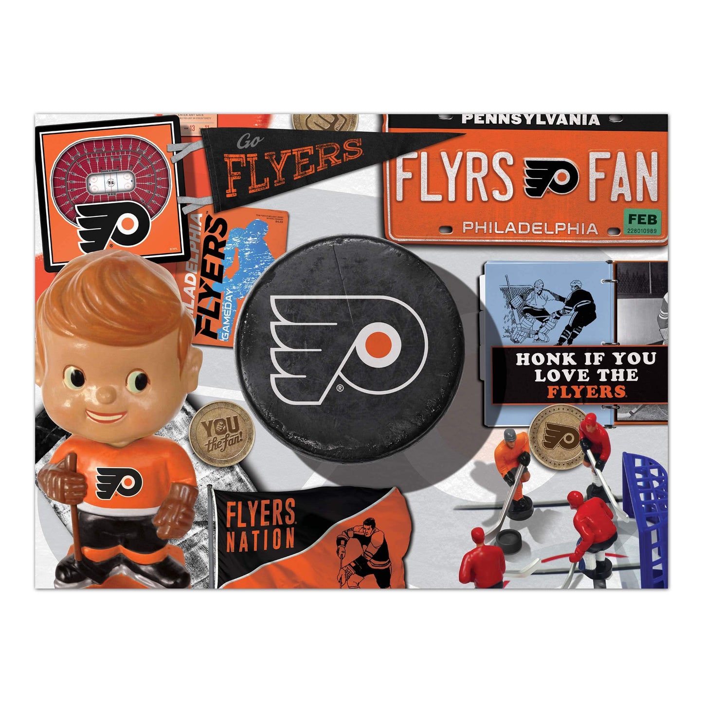 Youthefan Nhl Philadelphia Flyers Retro Series 500Pc Puzzle