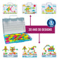 249 PCS STEM Learning Toys - Electric Drill DIY Educational Set, Creative Engineering with Various Shapes and 5 Toy Tools - 2&3D