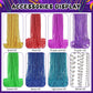 Elefama 200PCS Mardi Gras Beads Necklaces Bulk 33 Inch 7 mm Purple Blue Pink Silver Gold Red Green Mardi Gras Beaded Necklaces G