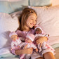 Jc Toys | Berenguer Boutique | La Baby Doll Outfit | 3 Piece Pink And White Onesie|Washable| Ages 2+ | Fits Dolls 14'- 18'
