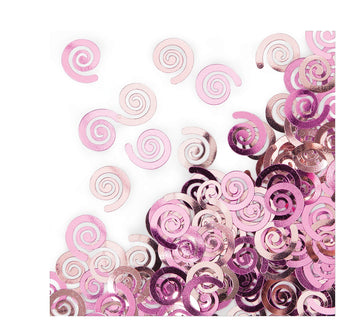 Creative Converting Classic Pink Swirl Confetti