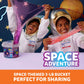 Elmer’S Gue Premade Slime Bucket, Space Adventure Theme, Includes 3 Lb. Bucket With 3 Types Of Slime And 3 Sets Of Add-Ins