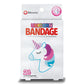 Bioswiss Unicorn Shaped Bandages First Aid Latex Free Adhesive Bandage for Kids and mature-themeds  24 Pack