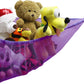 Simple Houseware 2 Pk - Stuffed Animals Jumbo Toy Storage Hammock, Purple
