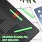 Outus Magnetic Drawing Pen Set - 3 Replacement Stylus Pens for Magnapad - Green - Durable ABS Material
