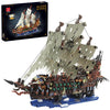 Tycole Pirate Ship Building Sets With Lights, Moc Flying Dutchman Model Toy Boat,Ghost Ship Building Blocks Sets,Christmas Birth