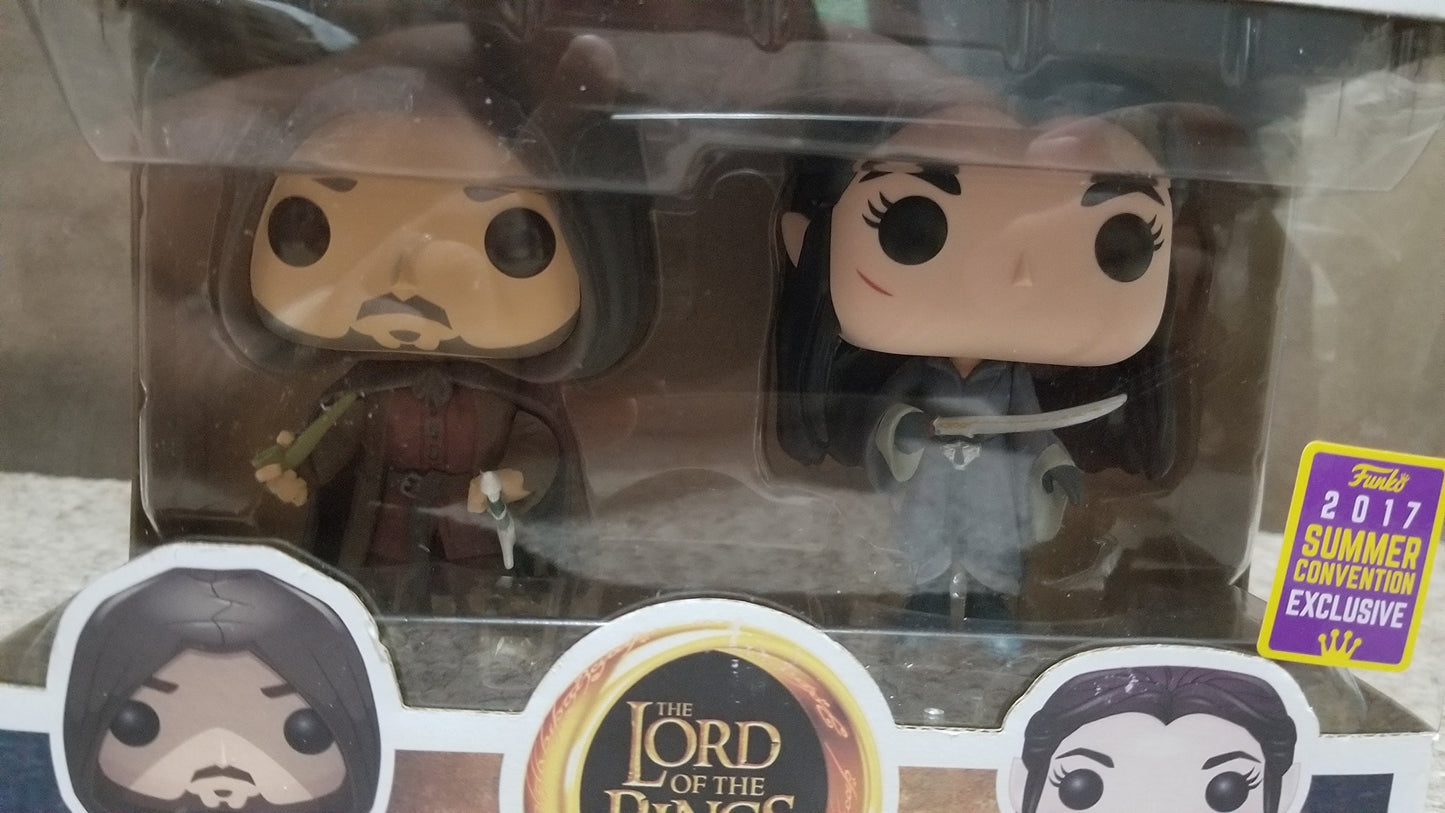 Funko POP! Movies Aragorn & Arwen Exclusive Vinyl Figure 2-Pack - Multicolor - Model 13558