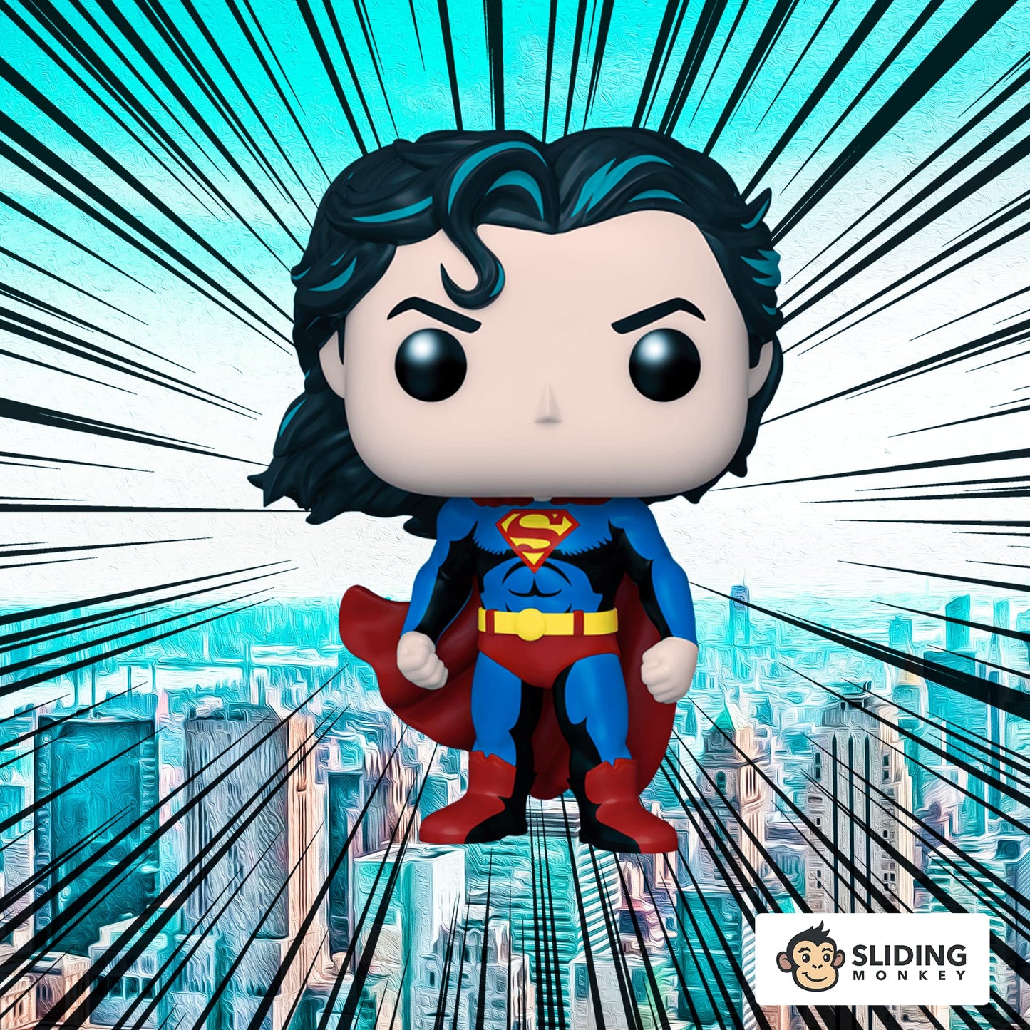 Funko Pop! DC: Justice League Comic - Superman Special Edition Multicolor limited availability Figure #466
