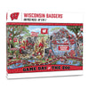 YouTheFan NCAA Wisconsin Badgers Game Day at The Zoo 500pc Puzzle