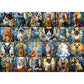 Blueforest Stained Glass Puzzle Cats Puzzles For Adults 1000 Pieces, Impossible Hard Difficult Challenging Puzzles For Adults, C