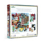 eeBoo: Piece and Love New York Life 1000-piece square mature-themed Jigsaw Puzzle  Jigsaw Puzzle for mature-themeds and Families  includes Glossy  Sturdy Pieces and Minimal Puzzle Dust