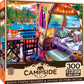 Masterpieces - 300 Piece Jigsaw Puzzle, Large Ez Grip Shapes, Glamping Style, Fun For Adults, Seniors, Family, Kids, Non-Glare F