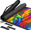 Puzzle Mat Puzzle Mat Roll Up, Large Roll Up Puzzle Mat 46”X26”, Portable Puzzle Mat Organizer Up To 1500 Pcs, No Creases To Your Finished And Unfinished Puzzles,Rubber Puzzle Mats For Jigsaw Puzzles