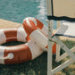 Business & Pleasure Co. Classic Pool Float - Vintage Inflatable Pool Ring For Kids - Le Sirenuse - S/M