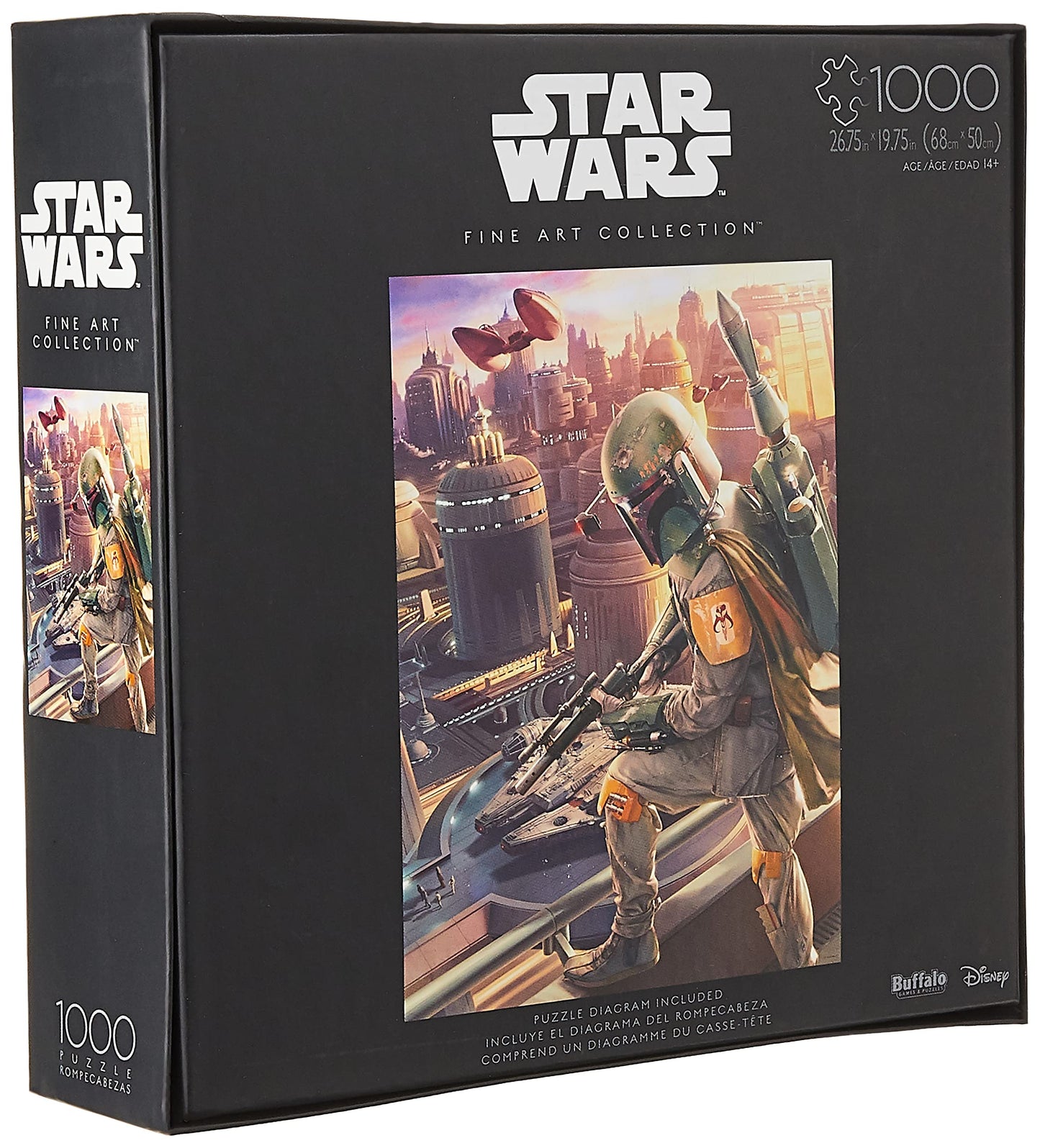 Star Wars - Fine Art Collection - Boba Fett - 1000 Piece Jigsaw Puzzle, 168 Months To 1200 Months