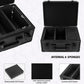 Ouutmee Graded Card Case - Aluminum Alloy Graded Card Storage Box Compatible With 100 Card Slabs - The Sports Trading Card Case