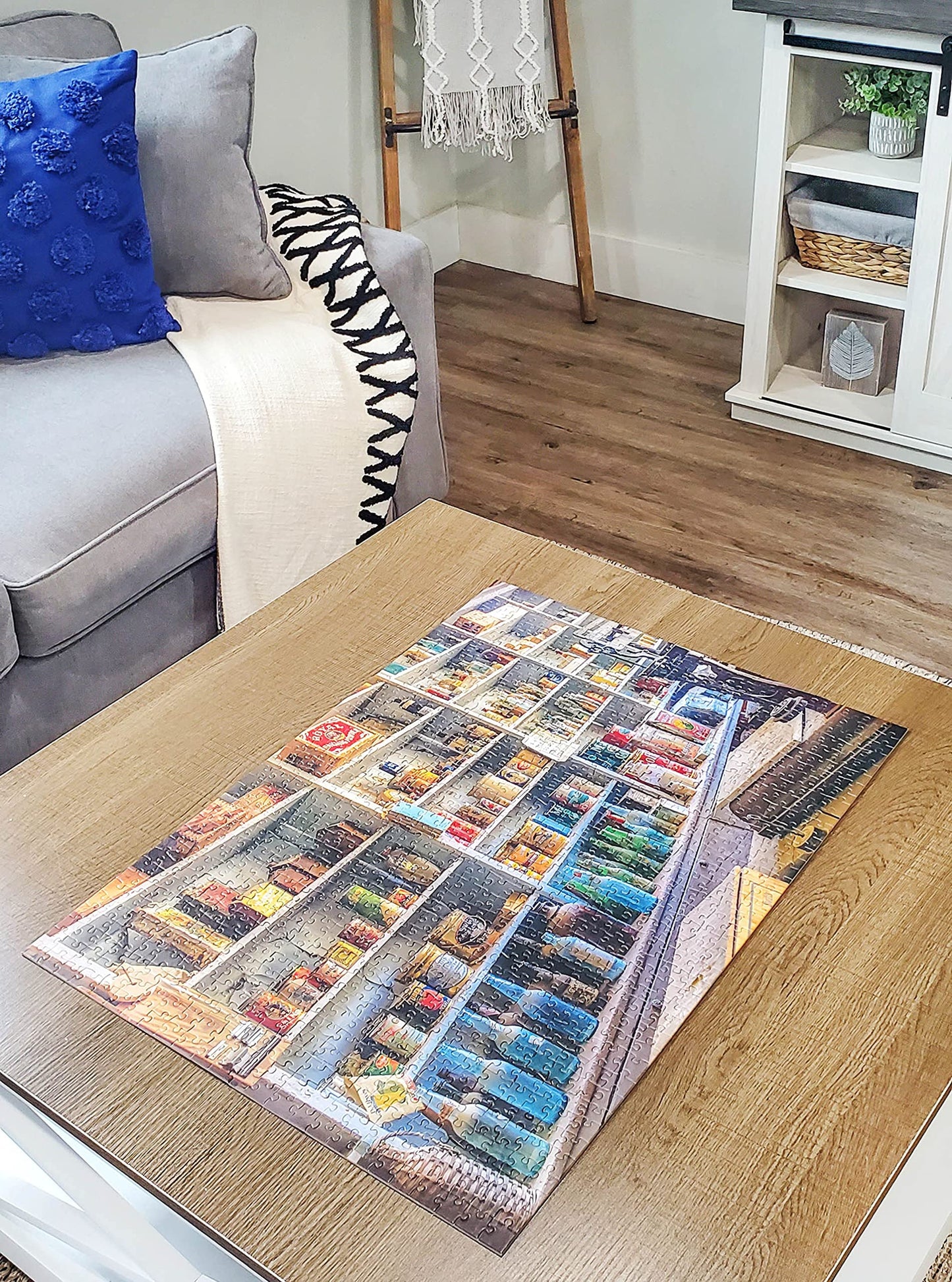 Mchezo 1000-Piece Americana Jigsaw Puzzle For Adults, Ghost Town General Store