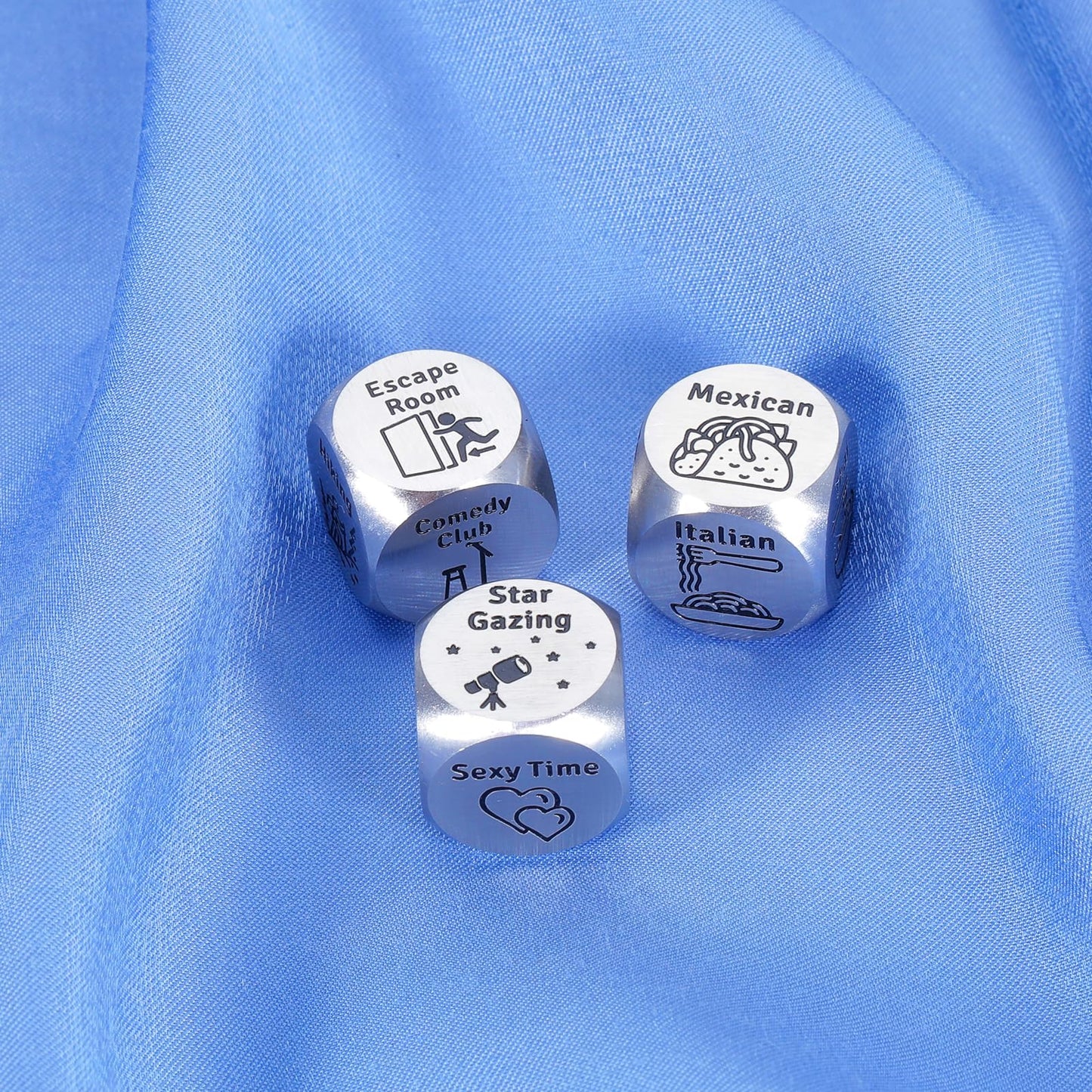 Food Decision Dice Decider for Couple,Date Night Dice