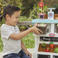Little Tikes 3-in-1 Garden to Table Market Pretend Garden Food Growing and Cooking Toy Role Play Kitchen Playset for Multiple Ki