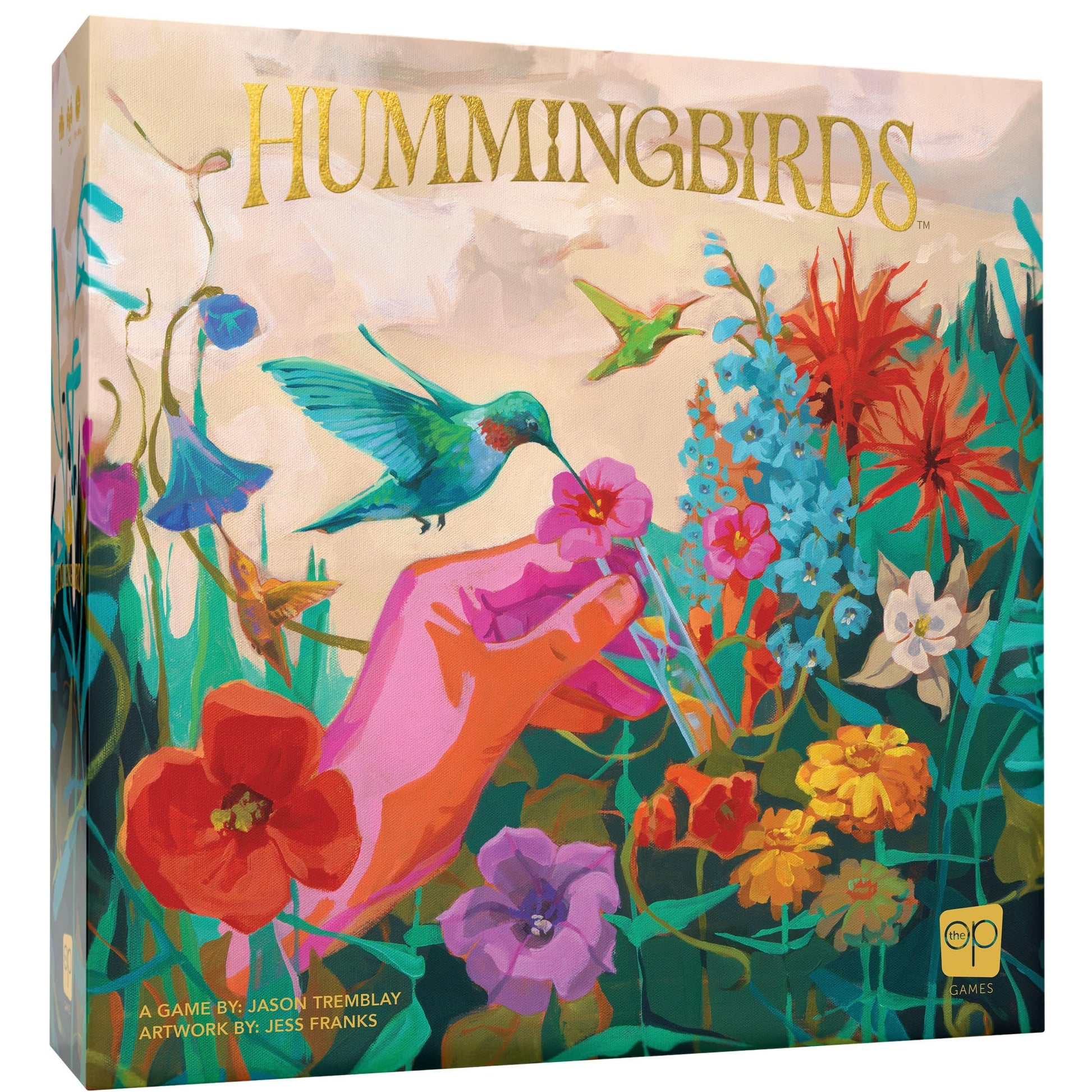 Hummingbirds Board Game, A RealTime, Push Your Luck Dexterity Party Game, Test Your Timing & Collect Nectar Token Points, A Fun
