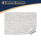 3 Sheets Self-Adhesive Wall Cladding For Dollhouse 1:12 Scale (Whitewashed Stone Wall)