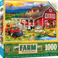MasterPieces 1000 Piece Jigsaw Puzzle for Adults, Family, Or Youth - Barnyard Crowd - 19.25x26.75