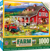 MasterPieces 1000 Piece Jigsaw Puzzle for Adults, Family, Or Youth - Barnyard Crowd - 19.25x26.75