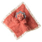 Mary Meyer Putty Nursery Security Blanket, Coral Dino, 13x13 Inches, Soft Fabric, Model 42765