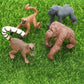 Onest 14 Pieces Mini Monkey Figurines Playset Hand Painted Tiny Monkeys Realistic Detailed Plastic Monkey Figures Toys Small Mon