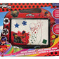 LEXiBOOK, Miraculous Ladybug Cat Noir, Multicolor Magic Magnetic Drawing Board, Artistic Creative Toy for Girls and Boys, Stylus