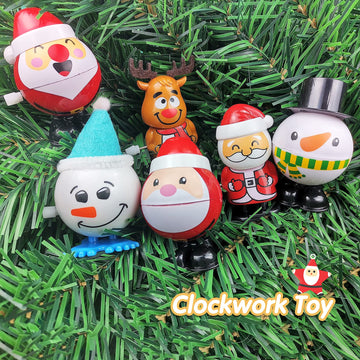 Zgwj 18 Pcs Christmas Wind Up Toys, Educational Walking Clockwork Jump Funny Toys Party Gifts Party Favors Stocking Stuffers For Children Kids Boys Girls Toddlers