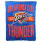 NBA Oklahoma City Thunder Micro Raschel Throw, One Size, Multicolor