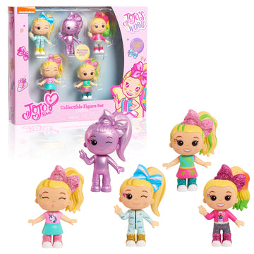 Jojo Siwa 3-Inch Tall 5 Piece Collectible Figures, Kids Toys For Ages 3 Up By Just Play