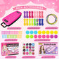 Dpai Friendship Bracelet Making Kit For Girls,Diy Arts And Crafts Toys,Jewelry String Maker Kit,The Best Birthday Gifts Ideas For Girls 6 7 8 9 10 11 12+ Years Old(Rose And Black