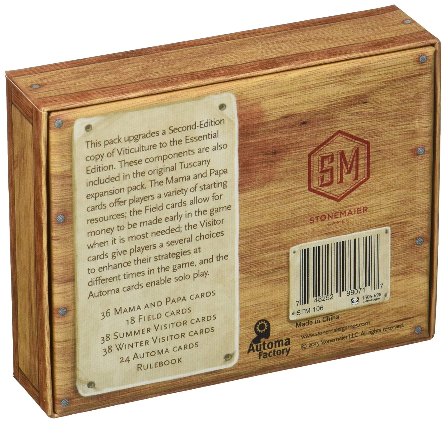 Stonemaier Games Viticulture Essential Upgrade Pack