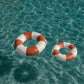 Business & Pleasure Co. Classic Pool Float - Vintage Inflatable Pool Ring For Kids - Le Sirenuse - S/M
