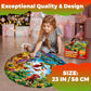 QUOKKA Giant Puzzles for Kids Ages 4-6 - 48 Piece Round Puzzles for Toddlers 3-5