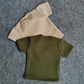 1/6 Custom Scale 2X T-Shirt Clothes for 12'' Male Action Figure Doll Clothes Toy (Brown+Green)
