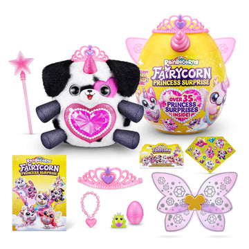 Rainbocorns Fairycorn Princess Surprise (Puppy) By Zuru 11' Collectible Plush Stuffed Animal, Surprise Egg, Wearable Fairy Wings, Magical Fairy Princess, Ages 3+ For Girls, Children