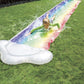 Toysmith Dash N Splash Rainbow Inflatable Outdoor Water Slide