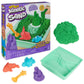 Kinetic Sand, Sandbox Set with 1lb Green Play Sand, 4 Tools & Molds, Storage, Sensory Toys for Kids Ages 3 and up